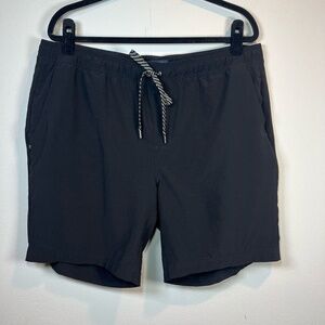 Cremieux Performance Shorts Black Lined Pockets Athletic Casual Stretch Men's XL